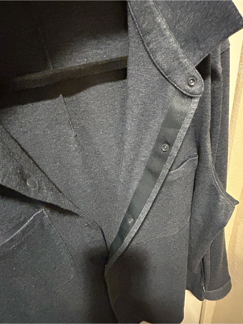 Lululemon Soft Knit Overshirt Heather Navy , XL